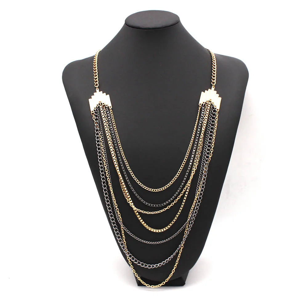 Tribal Necklace For Women Gothic Punk Pendant Vintage Wedding Jewelry