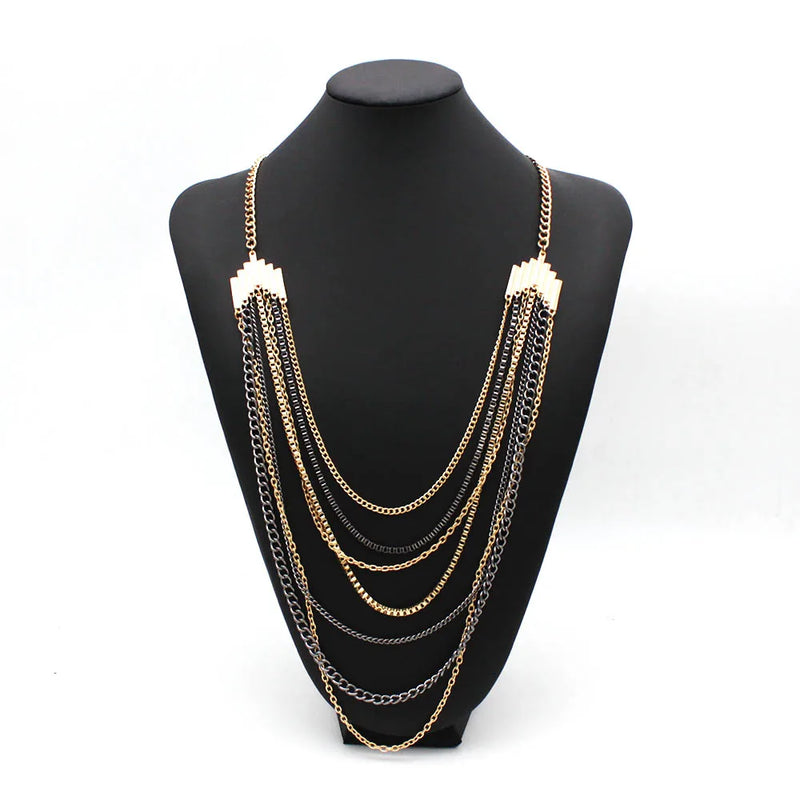 Tribal Necklace For Women Gothic Punk Pendant Vintage Wedding Jewelry