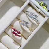 Twist Stacks Stackable Rings For Women Wedding Cubic Zircon Engagement