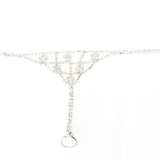 Ultra Flash Crystal Flower Bracelet Bling Rhinestone Ring Chain Jewelry