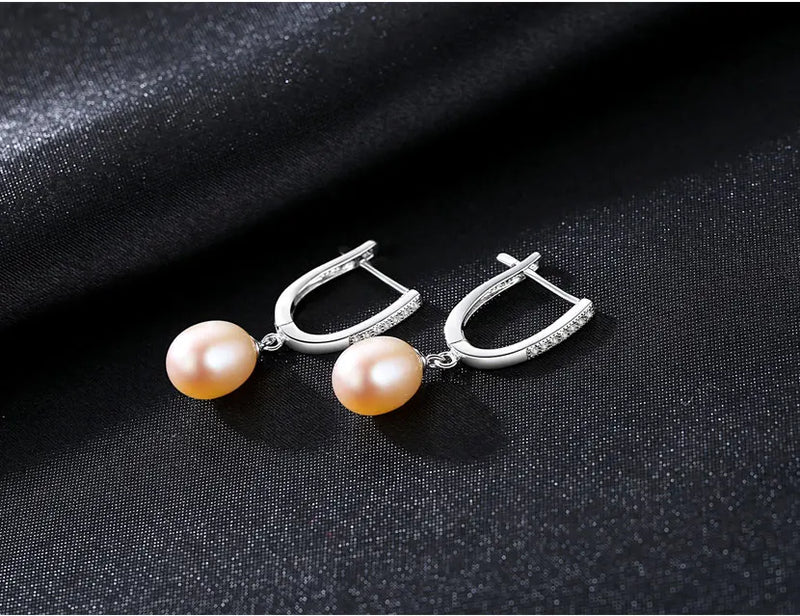 925 Sterling Silver Drop Earrings Women's Silver Jewelry Brincos