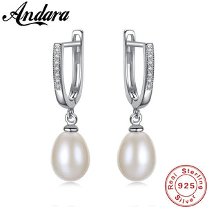 925 Sterling Silver Drop Earrings Women's Silver Jewelry Brincos