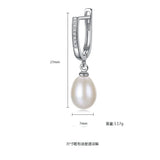 925 Sterling Silver Drop Earrings Women's Silver Jewelry Brincos