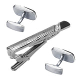 VAGULA Tie Clip Cufflinks Set Top Tie Pin Cuff links Set