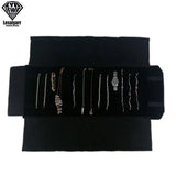 Velvet Chain Jewelry Storage Roll Bag Necklace Organizer Pouch Portable