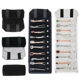 Velvet Chain Jewelry Storage Roll Bag Pendant Necklace Organizer Pouch