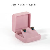 Velvet Pink Jewelry Organizer Holder Display Box