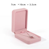 Velvet Pink Jewelry Organizer Holder Display Box
