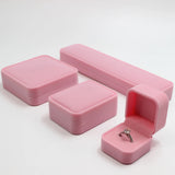 Velvet Ring Pendant Necklace Bracelet Bangle Jewelry Box Set
