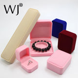 Velvet Ring Pendant Necklace Bracelet Bangle Jewelry Box Set
