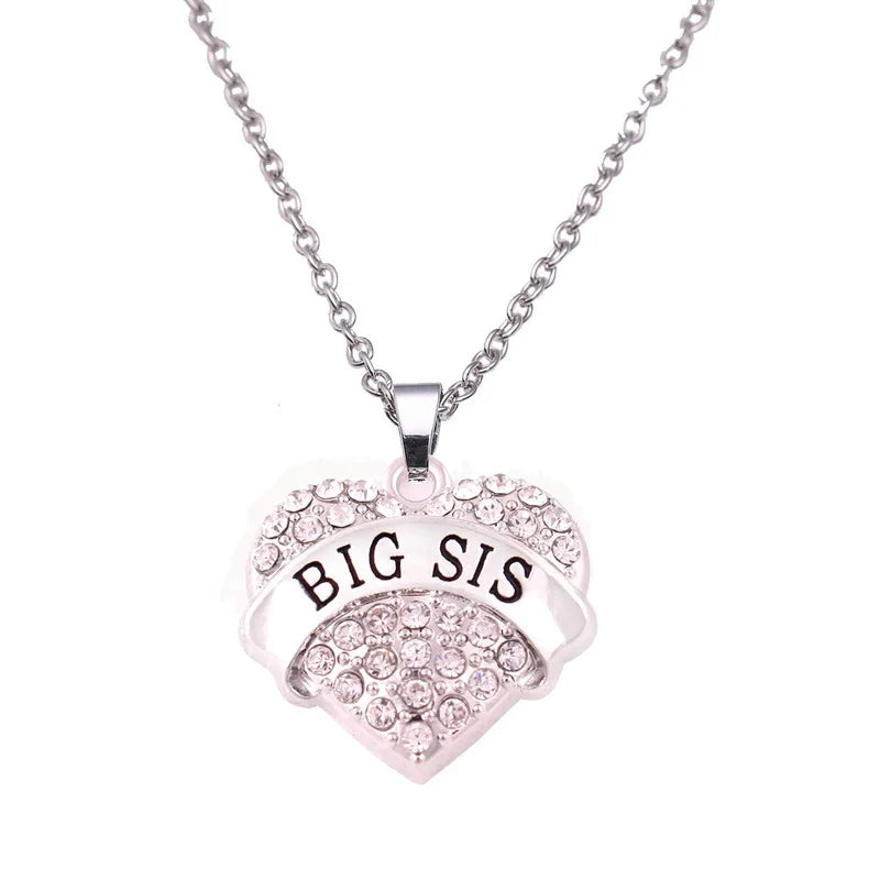 Vintage Heart Pendant Necklace for Women Stainless Steel Jewelry