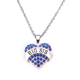 Vintage Heart Pendant Necklace for Women Stainless Steel Jewelry