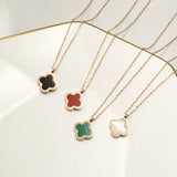 Vintage Heart Pendant Necklace for Women Stainless Steel Jewelry