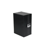Watch Box 3 Grids Slots PVC Leather Case Jewelry Storage