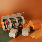 Watch Roll Box 1/3 Slots PU Watch Holder For Men Women Watches Organizer