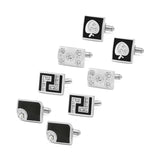 Wed Cufflinks 4 Pairs Set Man Shirt Cufflink Wedding Guest Dubai Arabia Men