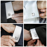 Wed Cufflinks 4 Pairs Set Man Shirt Cufflink Wedding Guest Dubai Arabia Men