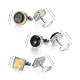 Vintage Square Cufflinks For Mens Cuffs Round Wedding