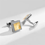 Vintage Square Cufflinks For Mens Cuffs Round Wedding