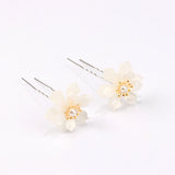 Bridal Hair Pins Clips Bride Pearl Crystal Hair Accessories