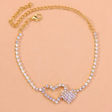Heart Charm Anklets for Women Foot Jewelry Accessories