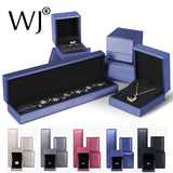 Wedding Ring Gift Packaging Box Brused PU Leather Case