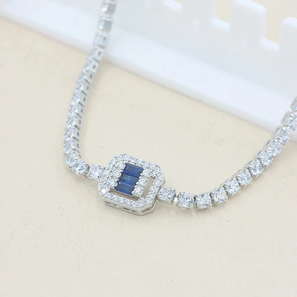 Colorful Zircon Tennis Bracelet for Women
