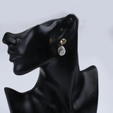 14-15mm Keshi Pearl Earrings Freshwater Pearl Plated