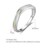 Fire Opal 925 Sterling Silver Ring Anniversary Gift Jewelry
