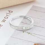 Fire Opal 925 Sterling Silver Ring Anniversary Gift Jewelry