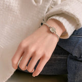 Crystal Link Chain Bracelet Women Jewelry Charms Geometric Bracelets