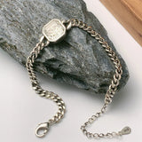 Crystal Link Chain Bracelet Women Jewelry Charms Geometric Bracelets