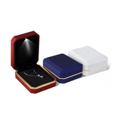 LED Pendant Wedding Necklace Display Case