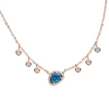 Women Necklace Big Clear AAA+CZ Drop Mini Cz Charm Choker Necklace