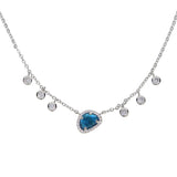 Women Necklace Big Clear AAA+CZ Drop Mini Cz Charm Choker Necklace