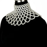 Women's ABS Pearl Necklaces Sexy Body Dress Wedding Jewelry