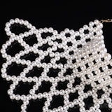 Women's ABS Pearl Necklaces Sexy Body Dress Wedding Jewelry