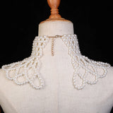 Women's ABS Pearl Necklaces Sexy Body Dress Wedding Jewelry