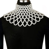 Women's ABS Pearl Necklaces Sexy Body Dress Wedding Jewelry
