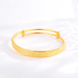 14K Sand Frosted Women's Bracelet Engagement Jewelry