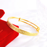 14K Sand Frosted Women's Bracelet Engagement Jewelry