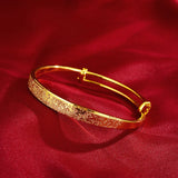 14K Sand Frosted Women's Bracelet Engagement Jewelry