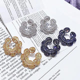 Zirconia Earring Garden Summer Women Wedding Jewelry Yellow Earring