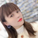 Zirconia Earring Garden Summer Women Wedding Jewelry Yellow Earring