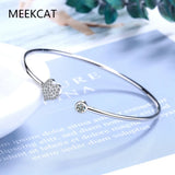Zircon 925 Silver Dragonfly Butterfly Adjustable Bracelet Bangle