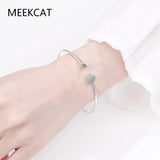 Zircon 925 Silver Dragonfly Butterfly Adjustable Bracelet Bangle