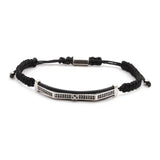 Zircon Crown Charm Bracelet 6MM Copper Beads Rope Braided for Women Men