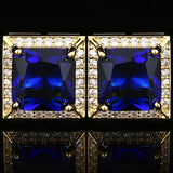Zircon Cuff Links French Shirt Semi-precious Stones Cufflink