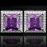 Zircon Cuff Links French Shirt Semi-precious Stones Cufflink