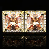 Zircon Cuff Links French Shirt Semi-precious Stones Cufflink